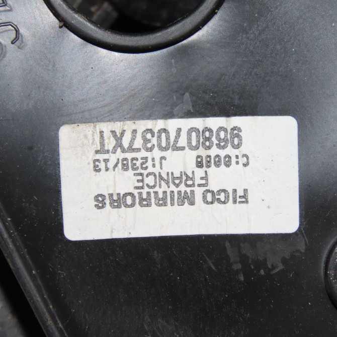 Retroviseur exterieur electrique gauche occasion PEUGEOT 207 CC Phase 1 03-2007->... 1.6 THP 150ch 8153AY 5