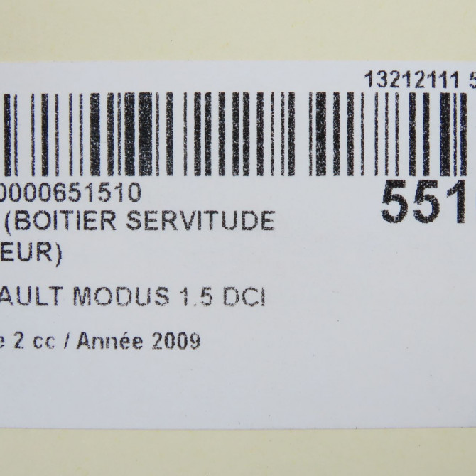 occasion RENAULT MODUS Phase 2 01-2008->12-2012 1.5 DCI 85ch 8200902663 4