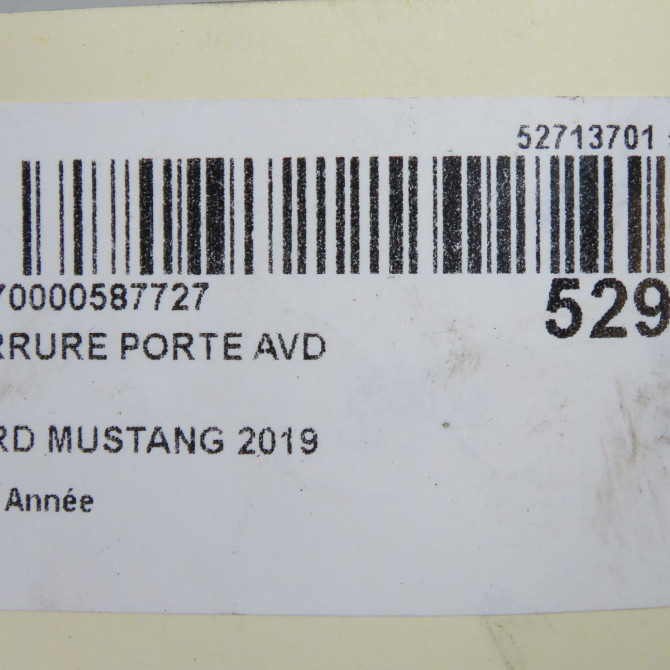 Serrure porte avd occasion FORD MUSTANG VII phase 1 06-2015->... 2099628 7