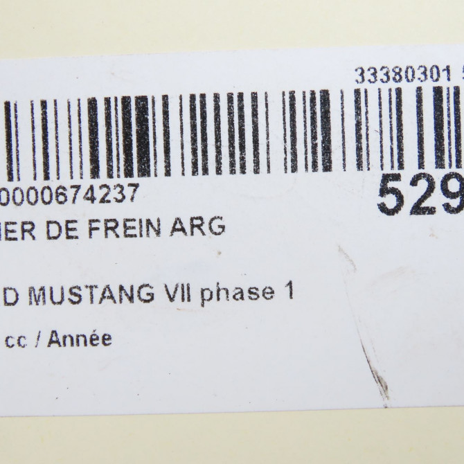 Etrier de frein arrière gauche occasion FORD MUSTANG VII phase 1 06-2015->... 2002580 6