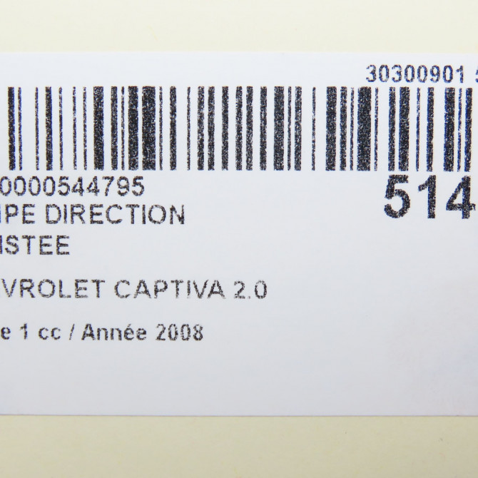 Pompe direction assistee occasion CHEVROLET CAPTIVA Phase 1 04-1995->04-1999 2.0 VCDI 127ch 25980806 7