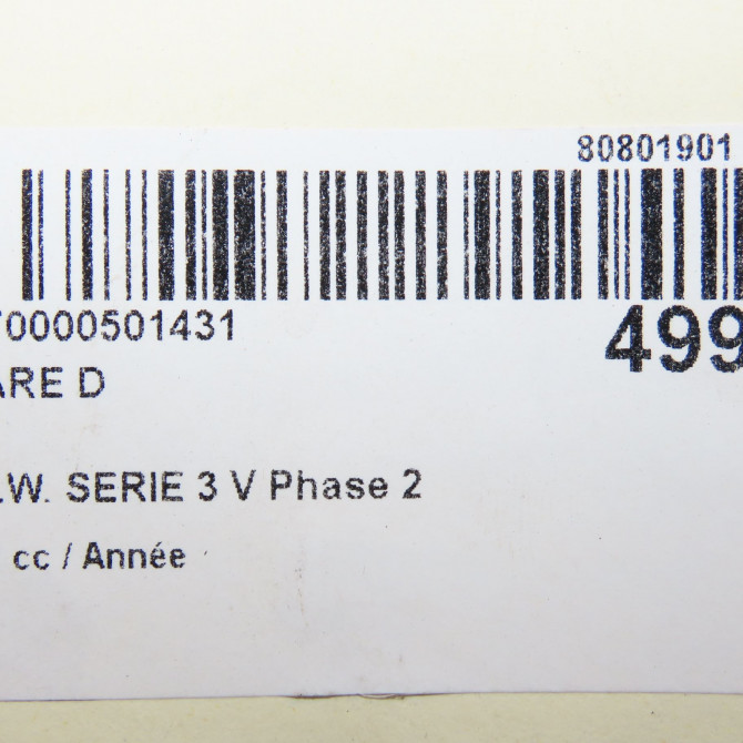 Phare droit occasion B.M.W. SERIE 3 V 658941016 6