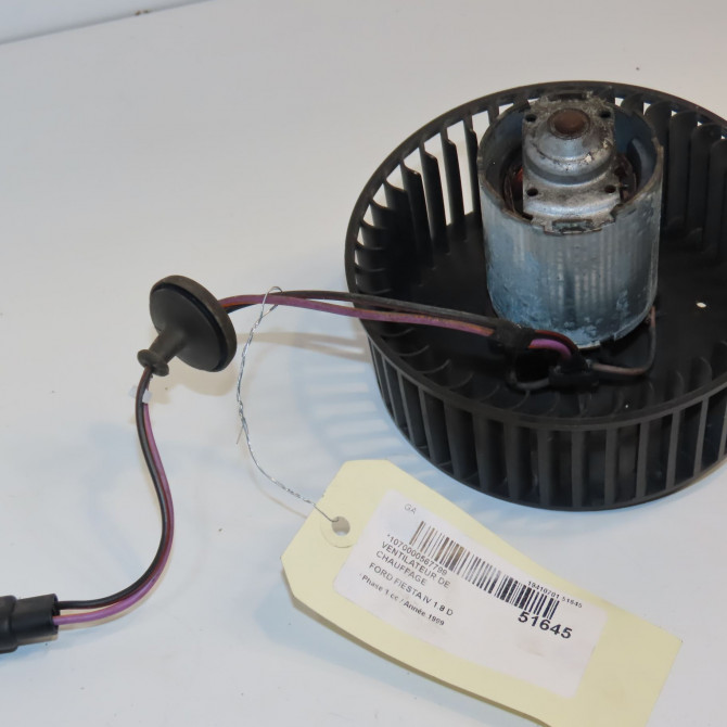 Ventilateur de chauffage occasion FORD FIESTA IV Phase 1 09-1995->09-1999 1.8 D 1055062 1