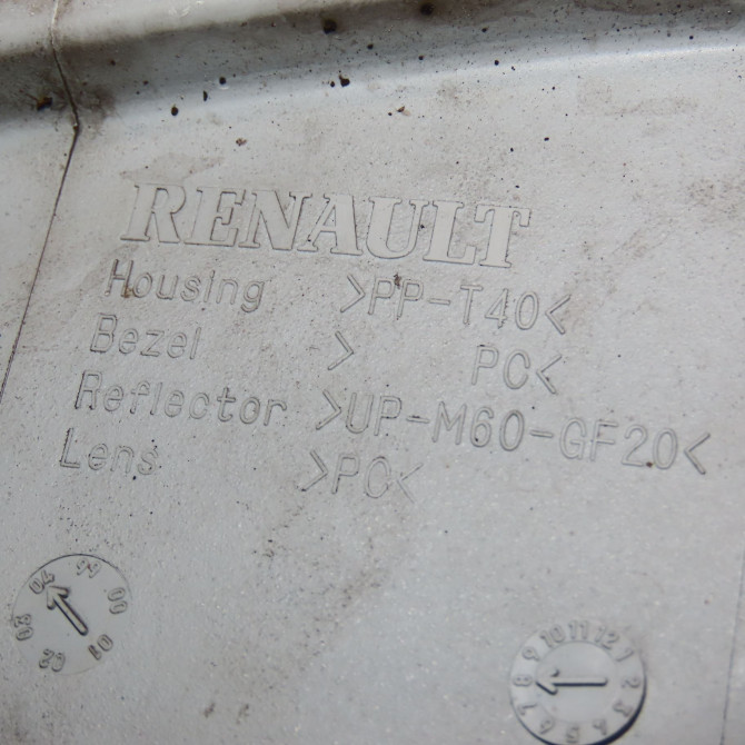 Phare droit occasion RENAULT TWINGO I Phase 3 08-2000->06-2007 1.2i 7701049687 4