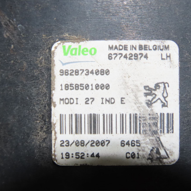 Phare antibrouillard avant gauche occasion PEUGEOT 206 Phase 2 02-2003->02-2009 1.4 HDI 70ch 6204T2 4