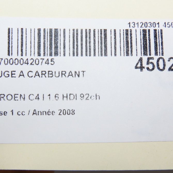 Jauge a carburant occasion CITROEN C4 I Phase 1 11-2004->07-2008 1.6 HDI 92ch 1525QW 6