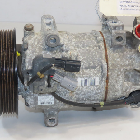 Compresseur air conditionne occasion RENAULT MEGANE III Phase 3 10-2013->... 1.5 DCI 110ch 926004EA0A