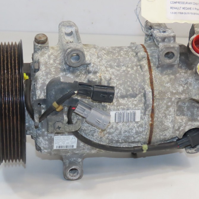 Compresseur air conditionne occasion RENAULT MEGANE III Phase 3 10-2013->... 1.5 DCI 110ch 926004EA0A 1