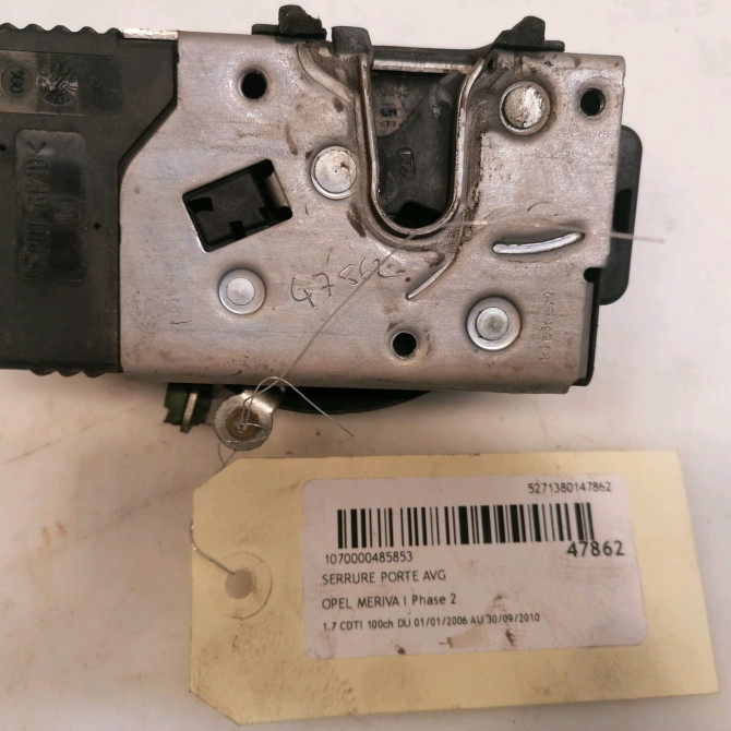 Serrure porte avg occasion OPEL MERIVA I Phase 2 01-2006->09-2010 1.7 CDTI 100ch 13203899 3