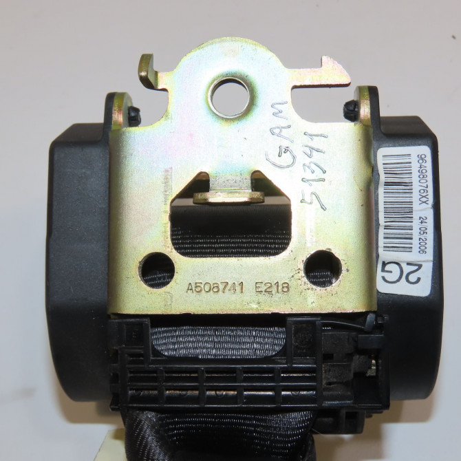 Ceinture arrière gauche occasion PEUGEOT 207 Phase 1 04-2006->06-2013 1.6 HDI 16v 90ch 8975Z7 3