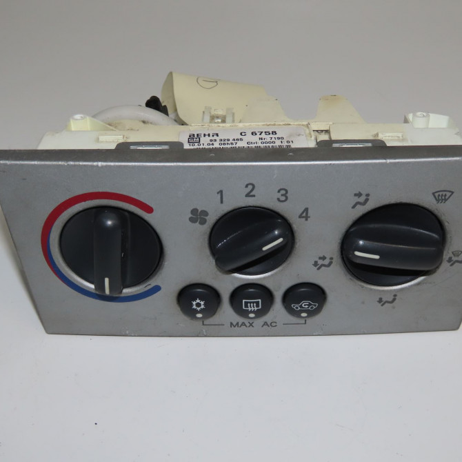 Commande de chauffage occasion OPEL MERIVA I Phase 1 04-2003->12-2005 1.7 CDTI 13219160 1