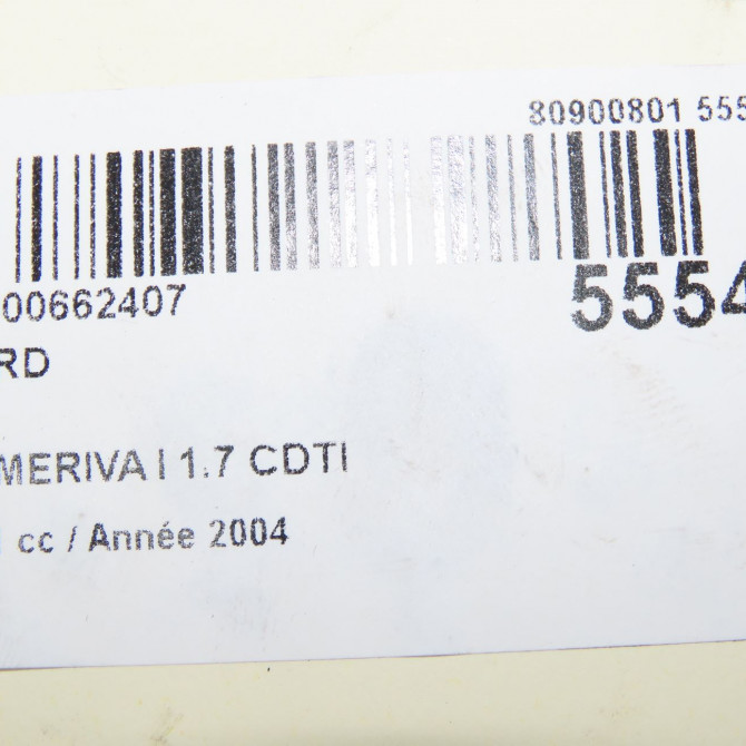 Feu arrière droit occasion OPEL MERIVA I Phase 1 04-2003->12-2005 1.7 CDTI 93184713 6