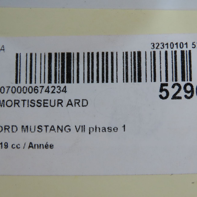 Amortisseur arrière droit occasion FORD MUSTANG VII phase 1 06-2015->... 2400533 7