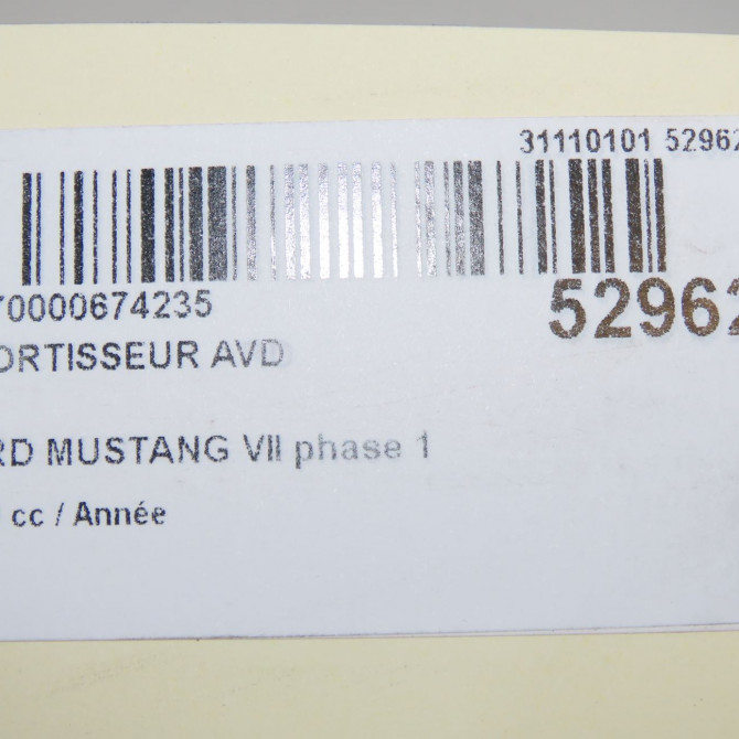 Amortisseur avant droit occasion FORD MUSTANG VII phase 1 06-2015->... 2180333 6