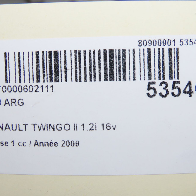 Feu arrière gauche occasion RENAULT TWINGO II Phase 1 06-2007->11-2011 1.2i 16v 75ch 8200387888 5