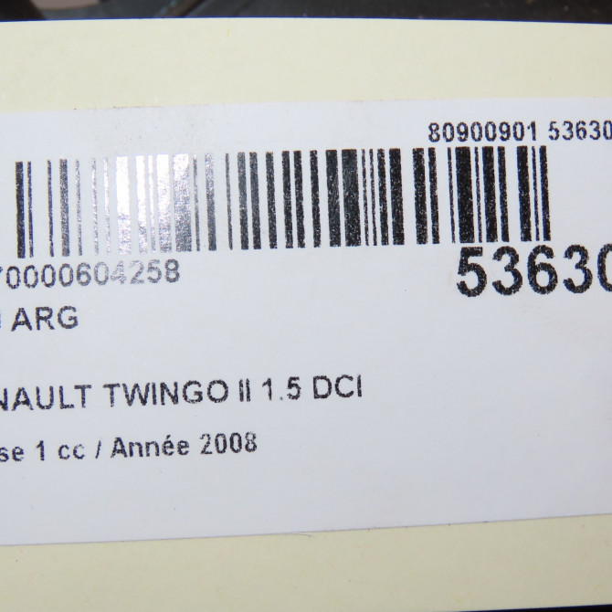 Feu arrière gauche occasion RENAULT TWINGO II Phase 1 06-2007->11-2011 1.5 DCI 65ch 8200387888 5