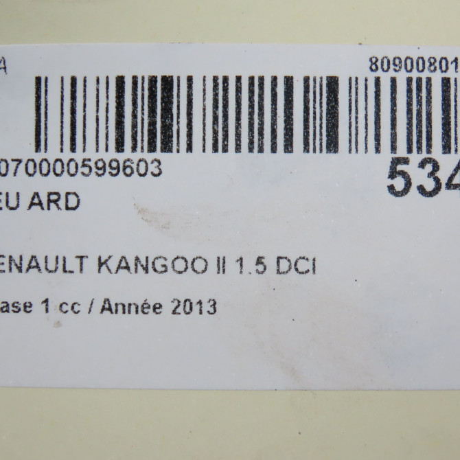 Feu arrière droit occasion RENAULT KANGOO II Phase 1 01-2008->03-2013 1.5 DCI 90ch 8200419952 5