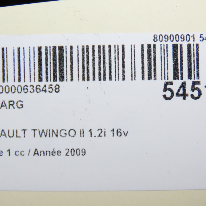 Feu arrière gauche occasion RENAULT TWINGO II Phase 1 06-2007->11-2011 1.2i 16v 75ch 8200387888 5