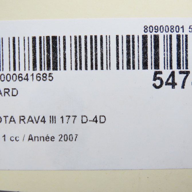 Feu arrière droit occasion TOYOTA RAV4 III Phase 1 02-2006->11-2009 177 D-4D 8155142091 5