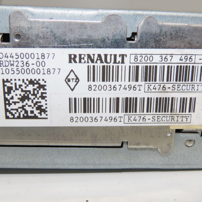 Autoradio occasion RENAULT MODUS Phase 1 09-2004->12-2007 1.6i 16v 8200633640 4