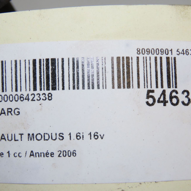 Feu arrière gauche occasion RENAULT MODUS Phase 1 09-2004->12-2007 1.6i 16v 8200538786 5