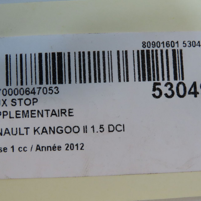 Feux stop supplementaire occasion RENAULT KANGOO II Phase 1 01-2008->03-2013 1.5 DCI 75ch 8200439498 5