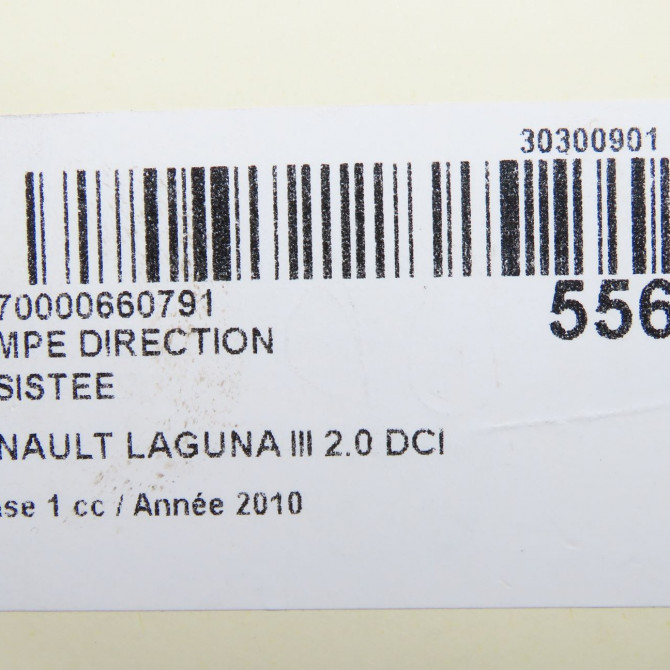 Pompe direction assistee occasion RENAULT LAGUNA III Phase 1 10-2007->10-2010 2.0 DCI 130ch 491108721R 6
