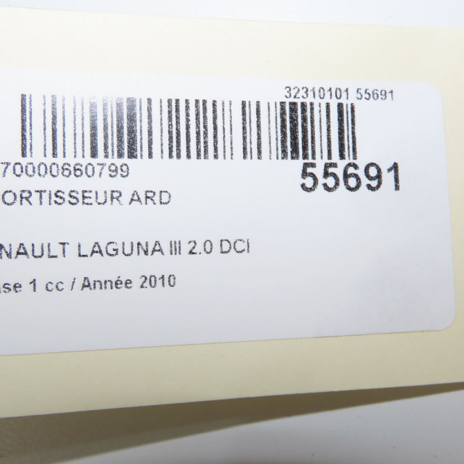 Amortisseur arrière droit occasion RENAULT LAGUNA III Phase 1 10-2007->10-2010 2.0 DCI 130ch 562100033R 6
