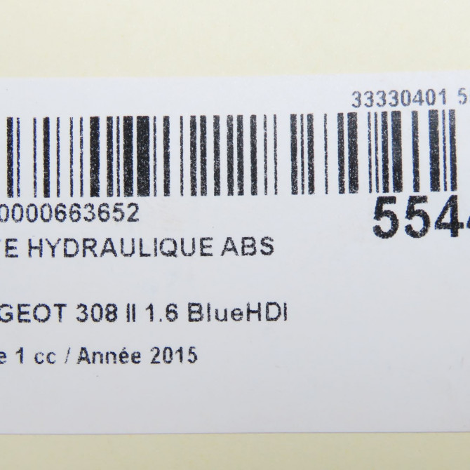 Unité hydraulique ABS occasion  1613414980 6