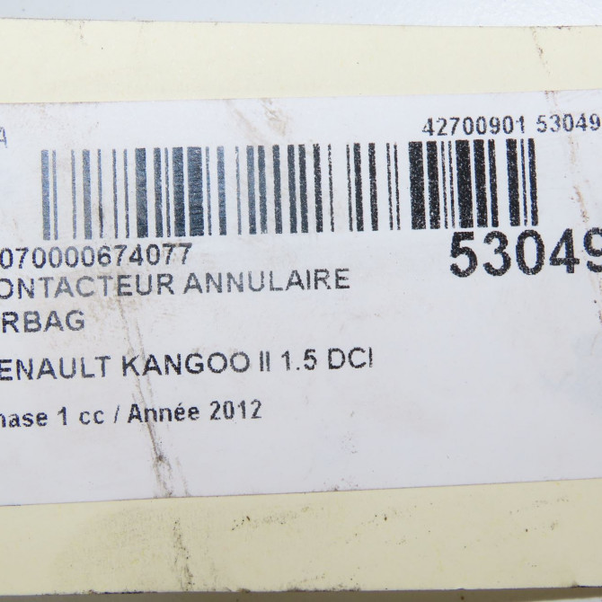 occasion RENAULT KANGOO II Phase 1 01-2008->03-2013 1.5 DCI 75ch 8