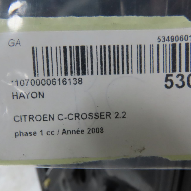 Hayon occasion CITROEN C-CROSSER Phase 1 04-1995->04-1999 2.2 HDI 160ch 8701Z5 4