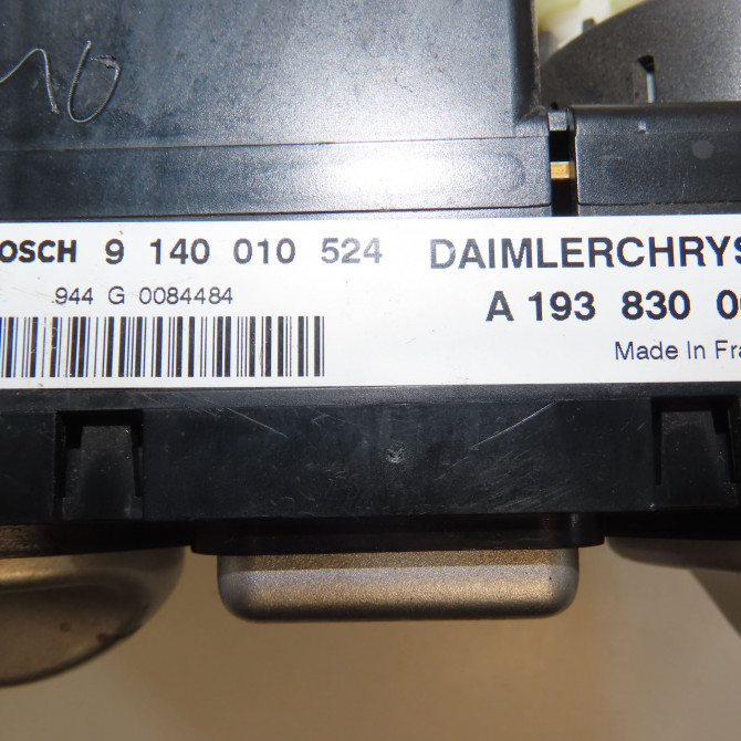 Commande de chauffage occasion CHRYSLER CROSSFIRE Phase 1 04-1995->04-1999 3.2i V6 217ch 5099162AA 4