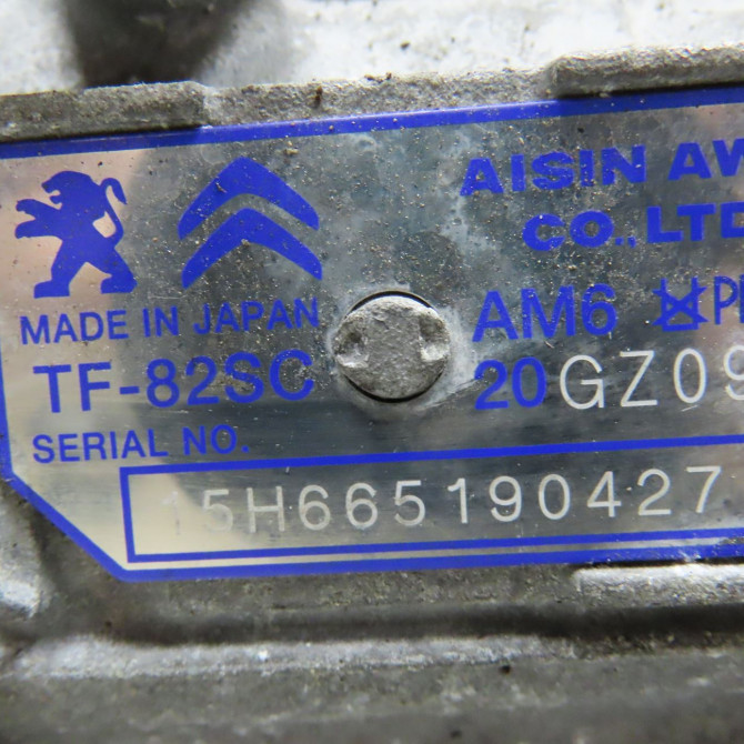 Boîte à vitesse automatique occasion CITROEN C4 GRAND PICASSO II Phase 1 04-2013->... 2.0 BlueHDI 150ch 9810375780 6