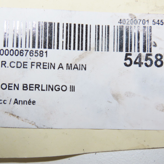 Interrupteur commande de frein a main occasion CITROEN 146 Phase 1 04-1995->04-1999 1.6 BlueHDI 100ch 98131463ZD 5