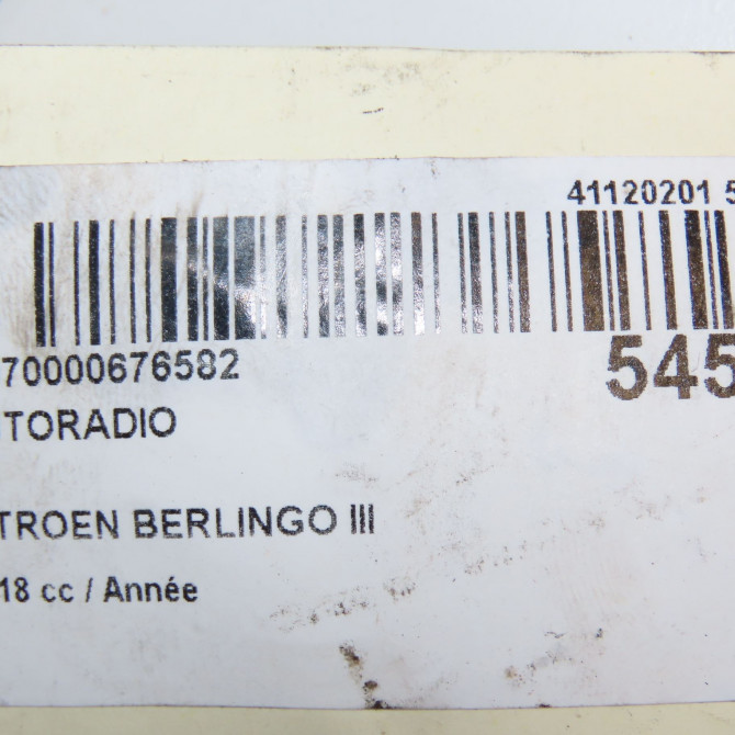 Autoradio occasion CITROEN 146 Phase 1 04-1995->04-1999 1.6 BlueHDI 100ch 1690679380 7