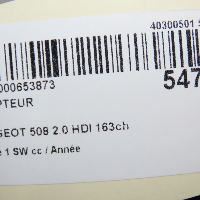 Compteur occasion PEUGEOT 508 Phase 1 04-1995->04-1999 2.0 HDI 163ch 9824842180 7