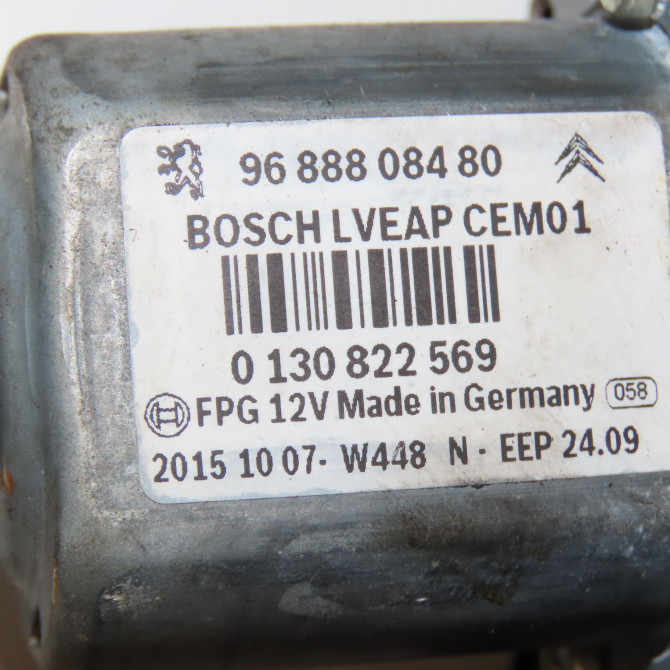 Mecanisme+moteur leve-glace arg occasion PEUGEOT 508 phase 2 06-2014->... 2.0 BlueHDI 180ch 9806087180 4