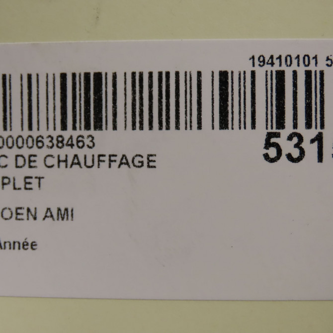 Bloc de chauffage complet occasion CITROEN 9842377980 8