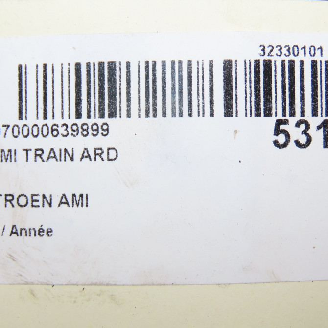 Demi train arrière droit occasion CITROEN 5