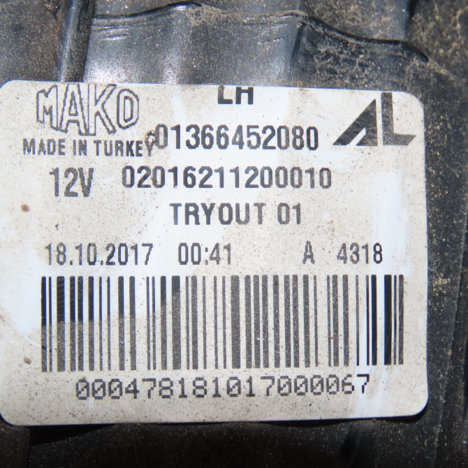 Feu arrière gauche occasion PEUGEOT BOXER III Phase 1 06-2006->... 1606664080 4