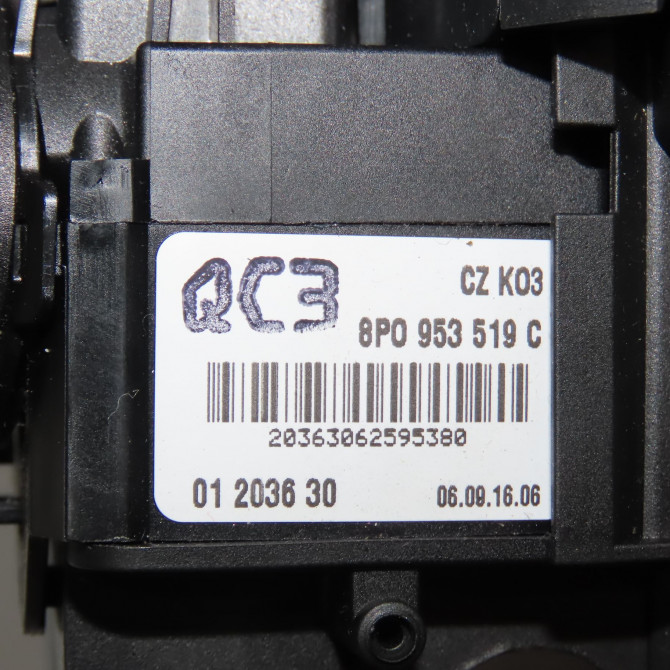 Bloc commodos occasion AUDI TT II Phase 1 09-2006->04-2010 2.0 TFSi 200ch 4