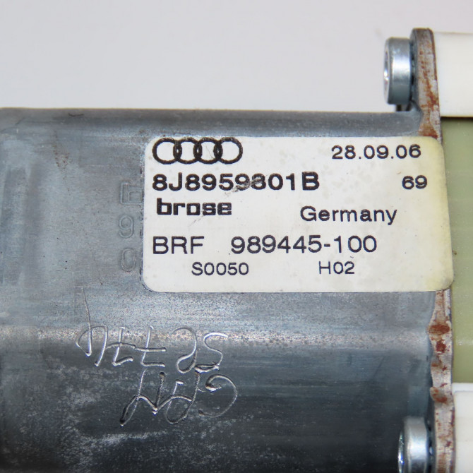 Mecanisme+moteur leve-glace avg occasion AUDI TT II Phase 1 09-2006->04-2010 2.0 TFSi 200ch 8J0837461E 5