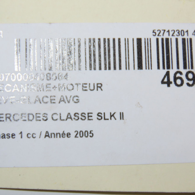 Mecanisme+moteur leve-glace avg occasion MERCEDES CLASSE SLK II Phase 1 03-2004->04-2008 200K 163ch 1717200146 6