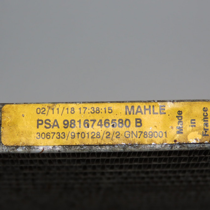 Condenseur clim occasion CITROEN 146 Phase 1 04-1995->04-1999 1.6 BlueHDI 100ch 9816746580 3