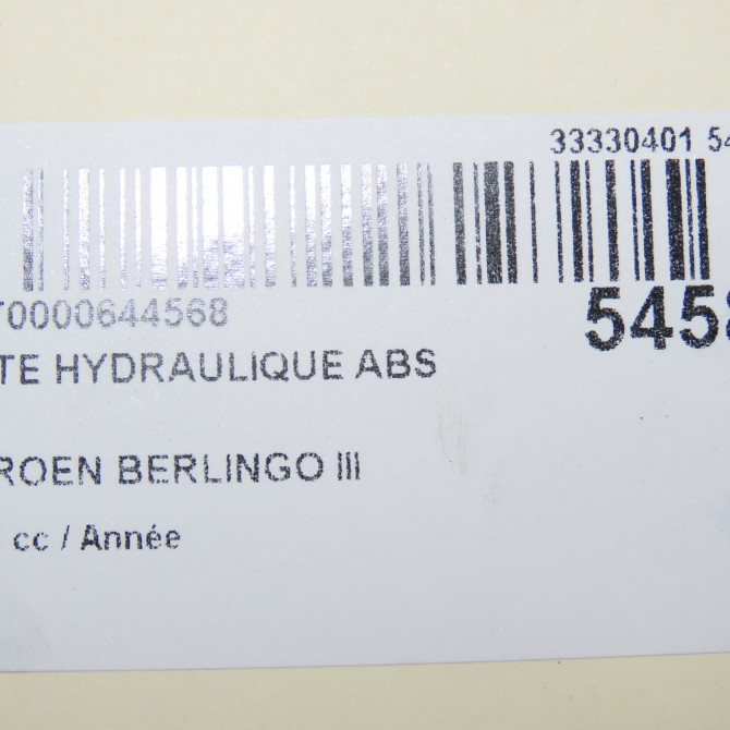 Unité hydraulique ABS occasion CITROEN 146 Phase 1 04-1995->04-1999 1.6 BlueHDI 100ch 1654081780 6
