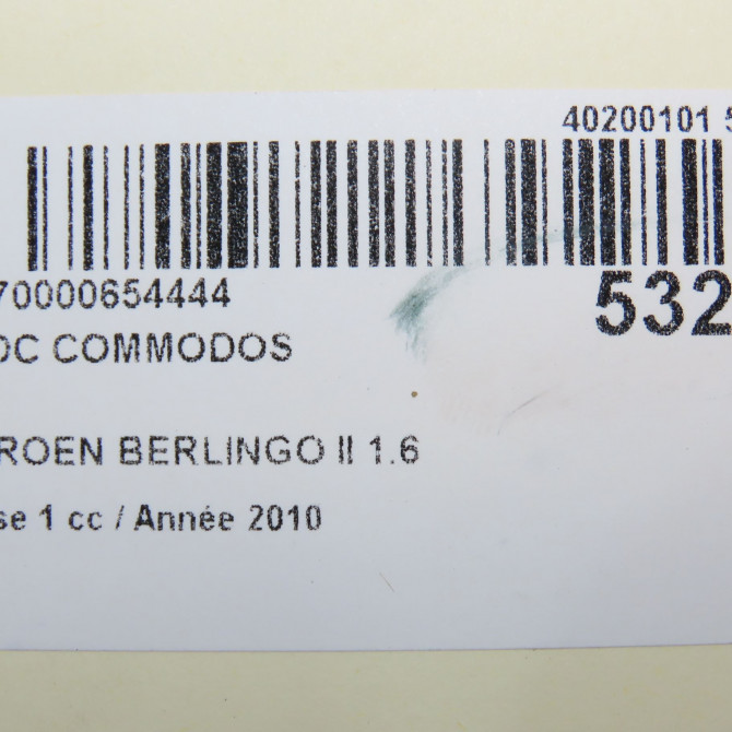 Bloc commodos occasion CITROEN BERLINGO II Phase 1 05-2008->01-2012 1.6 HDI 16v 75ch 7