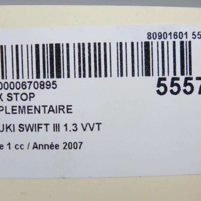Feux stop supplementaire occasion SUZUKI SWIFT III Phase 1 03-2005->09-2011 1.3 VVT 3582063J00 5