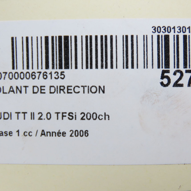 Volant de direction occasion AUDI TT II Phase 1 09-2006->04-2010 2.0 TFSi 200ch 8J04190911KT 5