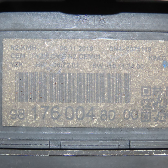 Compteur occasion CITROEN 146 Phase 1 04-1995->04-1999 1.6 BlueHDI 100ch 9838081980 4