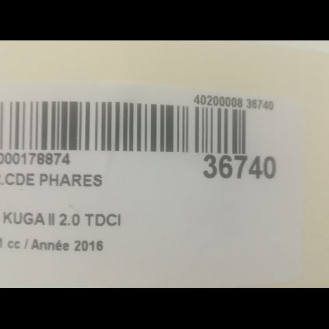 Interrupteur commande de phares occasion FORD KUGA II Phase 1 09-2012->... 2.0 TDCI 150ch 1787264 3
